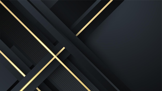 Fondo dorado negro
