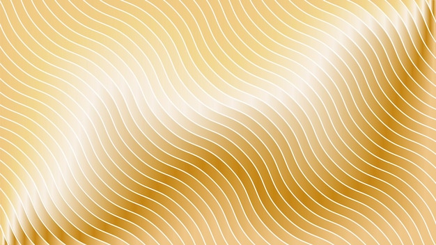 Vector fondo dorado con ondas