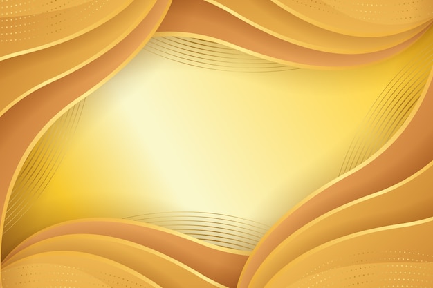 Fondo dorado realista