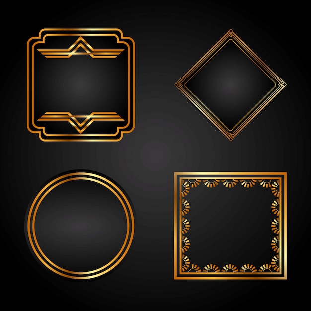 fondo dorado