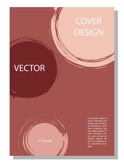 Fondo editable abstracto para un póster o pancarta de folleto de portada de libro Formato A4xA
