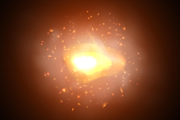 Fondo de efecto de chispas de fuego