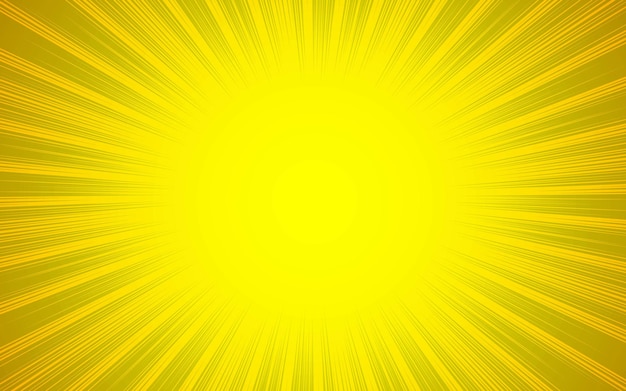 Fondo de efecto cómico Sunburst con semitonos Fondo vectorial de estilo cómico de arte pop