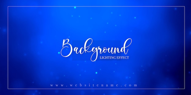 Fondo De Efecto De Iluminación Abstracta Diseño De Banner Multipropósito