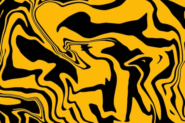 Fondo de efecto licuar amarillo y negro