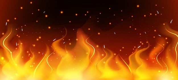 Fondo de efecto de llamarada de fuego