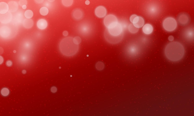 Vector fondo de efecto de luces bokeh rojas abstractas de vector