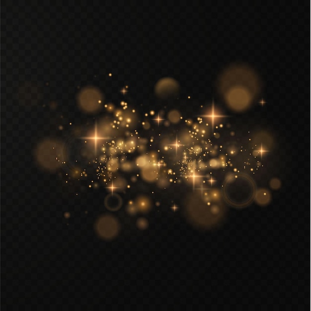 Fondo de efecto de luces de luz bokeh