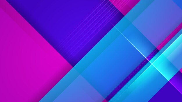 Fondo de efecto de luz de movimiento dinámico azul rosa colorido Patrón de movimiento de velocidad tecnológica para diseño de pancartas o carteles Movimiento abstracto moderno de alta velocidad Ilustración vectorial