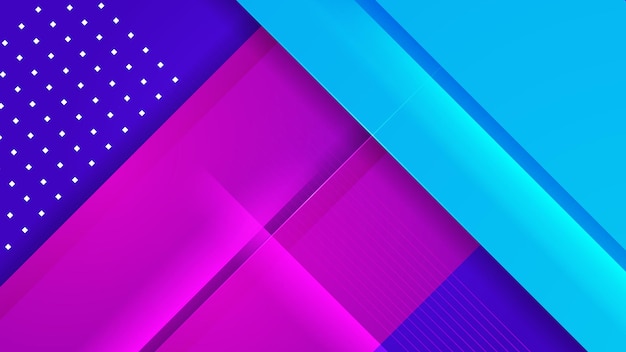 Fondo de efecto de luz de movimiento dinámico azul rosa colorido Patrón de movimiento de velocidad tecnológica para diseño de pancartas o carteles Movimiento abstracto moderno de alta velocidad Ilustración vectorial
