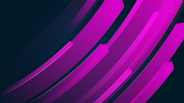 Fondo de efecto de luz de movimiento dinámico azul rosa colorido Patrón de movimiento de velocidad tecnológica para diseño de pancartas o carteles Movimiento abstracto moderno de alta velocidad Ilustración vectorial
