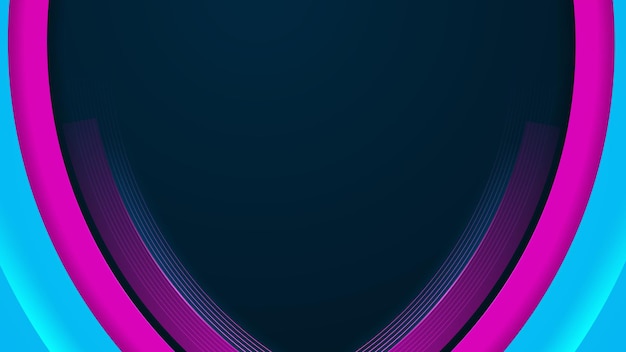 Fondo de efecto de luz de movimiento dinámico azul rosa colorido Patrón de movimiento de velocidad tecnológica para diseño de pancartas o carteles Movimiento abstracto moderno de alta velocidad Ilustración vectorial