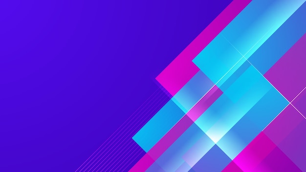 Fondo de efecto de luz de movimiento dinámico azul rosa colorido Patrón de movimiento de velocidad tecnológica para diseño de pancartas o carteles Movimiento abstracto moderno de alta velocidad Ilustración vectorial