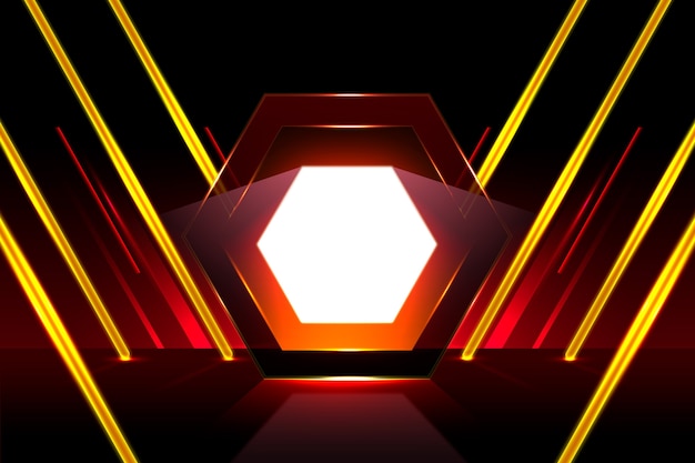 Fondo de efecto de luz de neón degradado