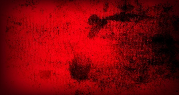 Fondo de efecto de textura grunge con concepto de estilo sucio de muro de hormigón rojo