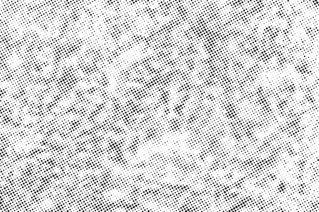 Fondo de efecto de textura de semitono negro vectorial