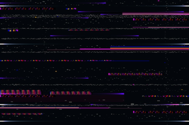 Vector fondo de efecto vhs realista