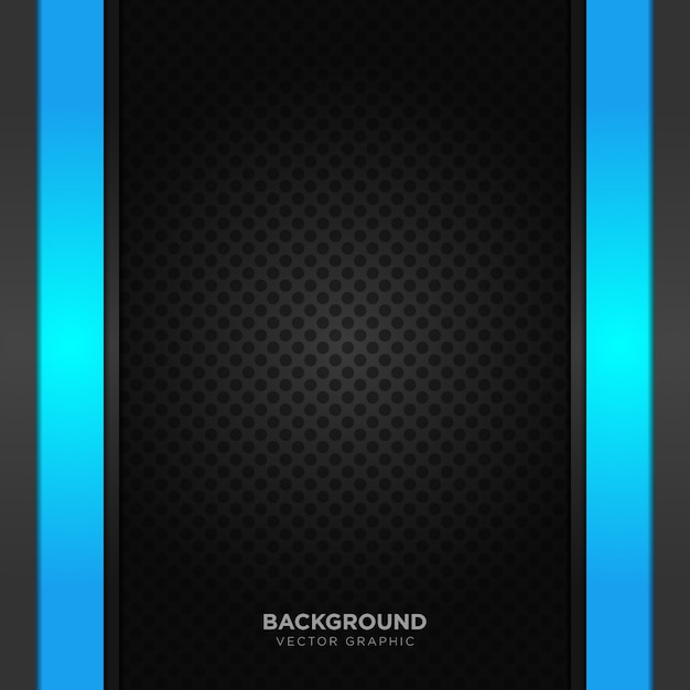 Fondo elegante azul y negro