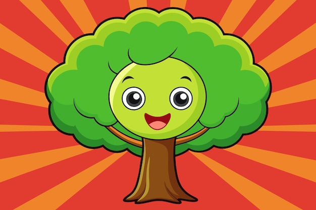 El fondo elegante es el árbol