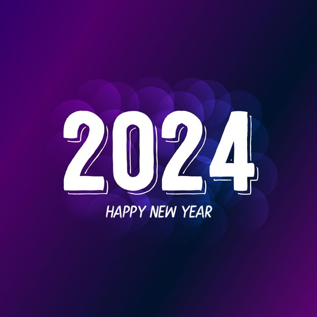 Fondo elegante feliz año nuevo 2024