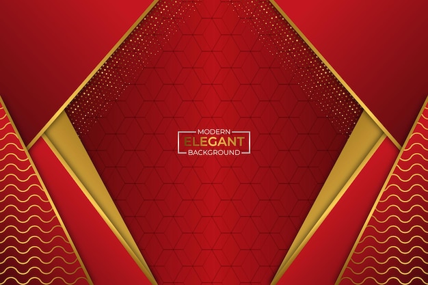 Fondo elegante moderno granate y dorado con purpurina