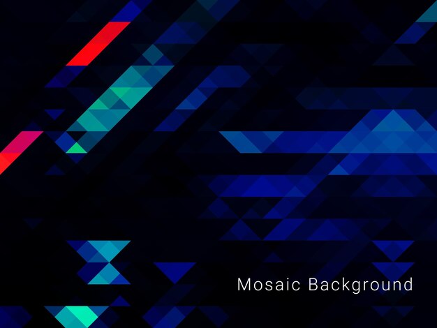 Fondo elegante moderno mosaico azul geométrico abstracto