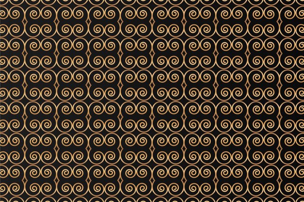 Fondo elegante negro y dorado