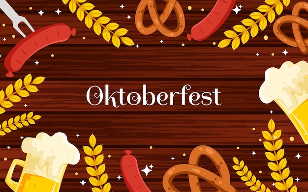 Fondo del elemento del festival oktoberfest