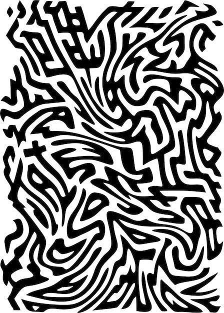 fondo del elemento de laberinto abstracto