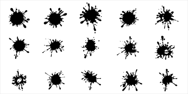 Fondo de elemento de salpicaduras de tinta grunge