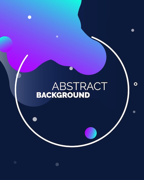 Fondo de elementos de degradado fluido de formas geométricas abstractas