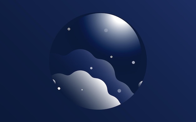 Fondo de elementos de degradado fluido de formas geométricas abstractas