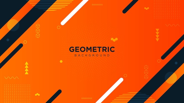 Fondo con elementos geométricos