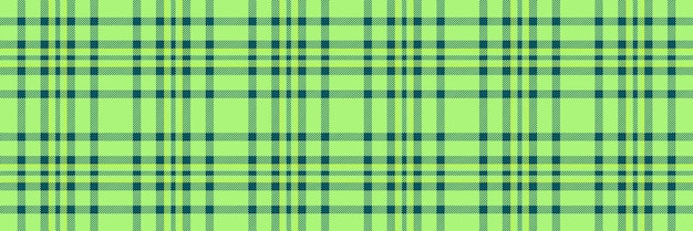 Fondo de embalaje tartán vector patrón de textura a cuadros de trapo Material comprobar tela sin costuras textil en colores verde y cian