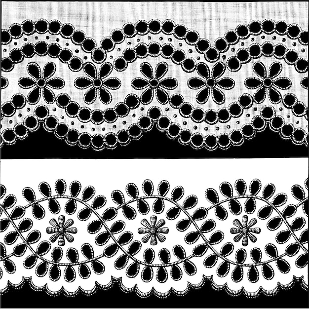 Fondo de encaje, flores ornamentales. Diseño de textura vectorial, lencería y joyería. Su invitación ca