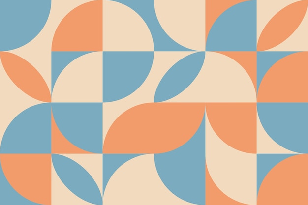 Fondo enlosable de figuras geométricas minimalistas Patrón sin costuras de forma aleatoria abstracta creativa