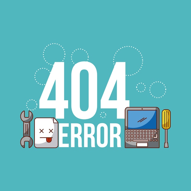 Fondo de error 404