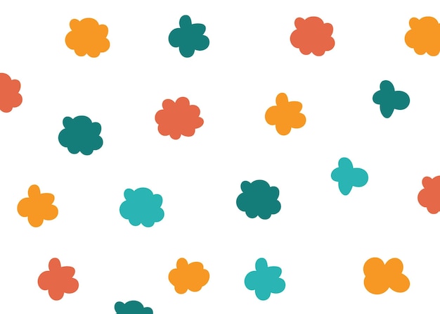 El fondo es de algodón caramelo de colores