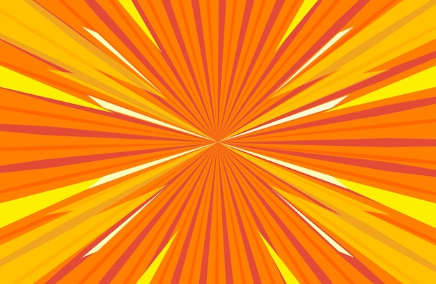 El fondo es una luz naranja brillante específicamente para plantillas de cómics