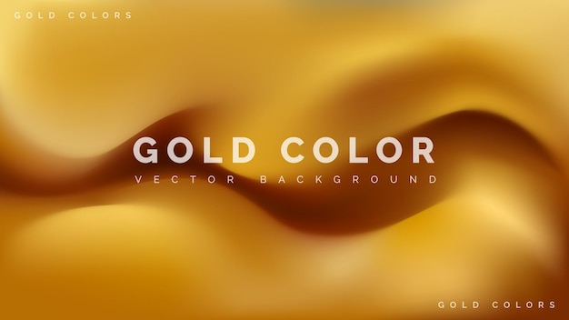 El fondo es de oro metálico elegante