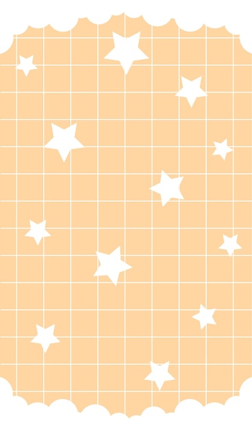 El fondo es un papel tapiz con estrellas vectoriales.