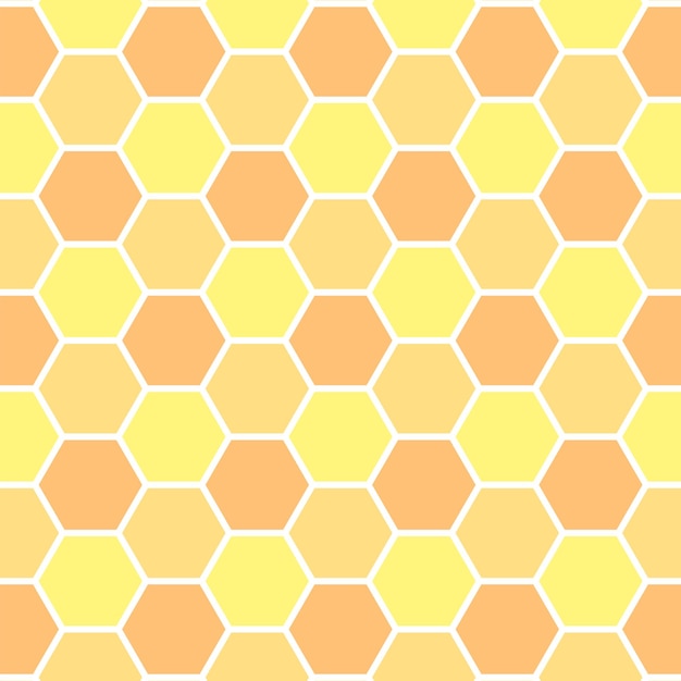 El fondo es un patrón geométrico hexagonal de colorido.