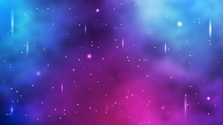 Vector fondo espacial con nebulosa realista.