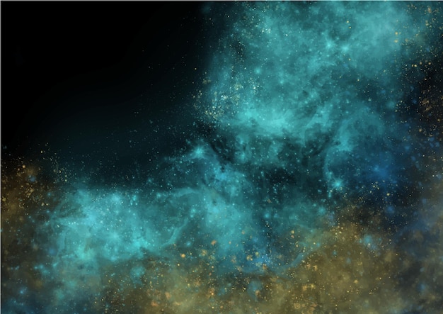 Fondo de espacio colorido con estrellas fondo de textura de universo abstracto