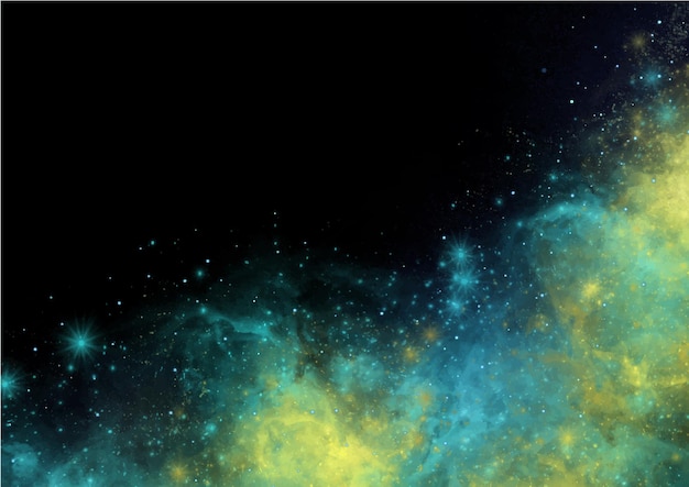 Fondo de espacio colorido con estrellas fondo de textura de universo abstracto