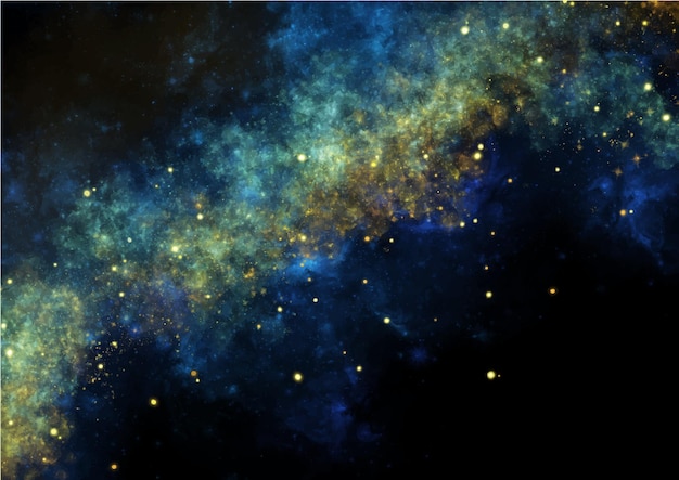 Fondo de espacio colorido con estrellas fondo de textura de universo abstracto