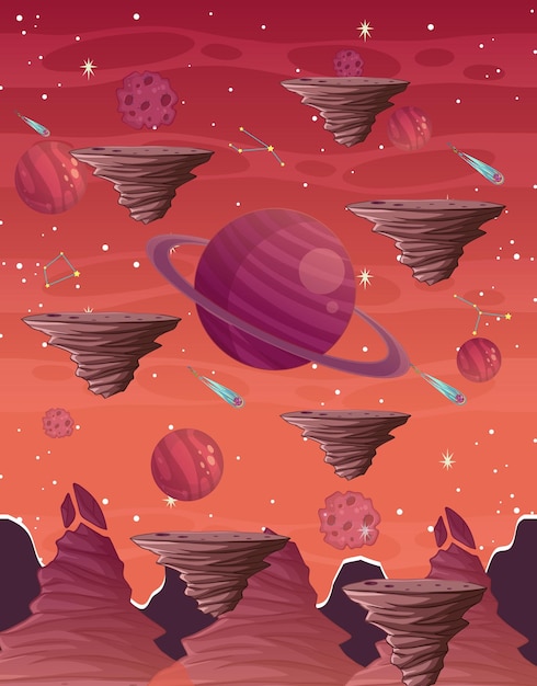 Fondo del espacio de la galaxia de la fantasía