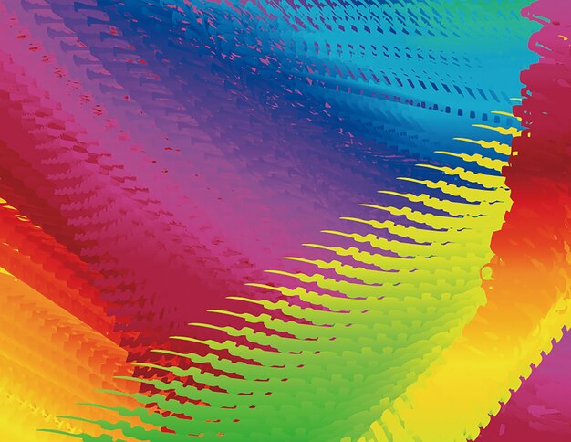 Vector fondo del espectro abstracto el espectro del arco iris los colores del espectro son el amarillo, el rojo, el naranja, el azul, el púrpura, el verde.