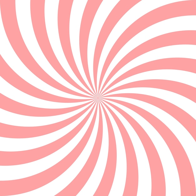 Fondo de espiral abstracto dulce caramelo rosa.