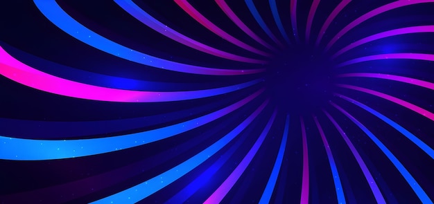 Fondo en espiral abstracto con luces de colores